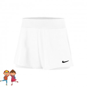 Nike Dri-Fit Victory Short Tenis Fete (Copii) Alb/Negru