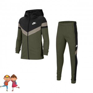 Nike Sportswear Trening Poliester Baieti (Copii) Verde oliv, Negru, Gri  