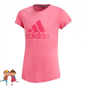 adidas - Must Have Badge Of Sports Tee Tricou Tenis Fete Roz/Magenta