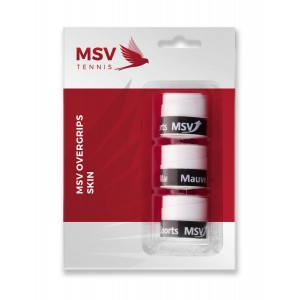 MSV - Skint Set 3 Buc. Overgrip Perforat Alb