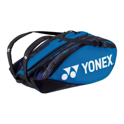 Yonex Pro X12 Rachete Geanta Tenis Profesionala Unisex Albastru, Negru, Alb