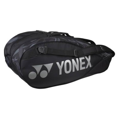Yonex Pro X6 Rachete Geanta Tenis Profesionala Unisex Negru, Argintiu, Gri   