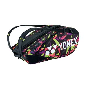 Yonex Pro X9 Rachete Geanta Tenis Profesionala Unisex Negru, Multicolor, Alb