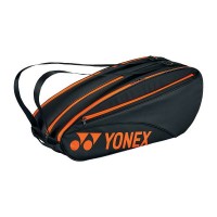 Yonex Team Racquet Bag X6 Rachete Geanta Tenis Unisex Negru, Portocaliu  