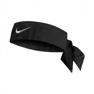 Nike Dri-Fit Terry Bandana Tenis Unisex Negru, Alb
