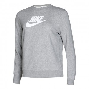 Nike Sportswear Sweatshirt Bluza Sport Femei Gri, Alb