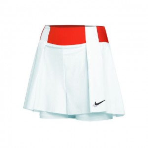 Nike N.Y. Court Dri-Fit Slam Shorts Fusta Pantalon Tenis Femei Albastru deschis, Rosu, Negru  