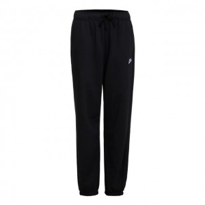 Nike Sportswear Club Fleece Mid-Rise Oversized Pantaloni Trening Femei Negru, Alb