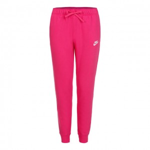 Nike Sportswear Club Standard Mid-Rise Fleece Pantaloni Trening Femei Roz, Alb