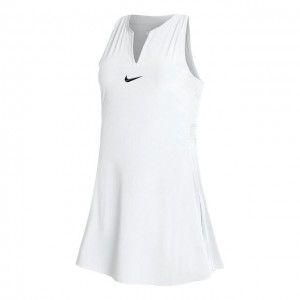 Nike Dri-Fit Advantage Rochie Tenis Femei Alb, Negru