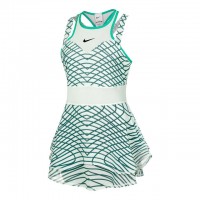 Nike R.G. Dri-Fit Court Slam Rochie Tenis Femei Verde mint, Verde petrol, Gri