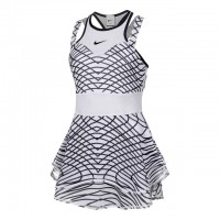 Nike R.G. Dri-Fit Court Slam Rochie Tenis Femei Violet deschis, Violet inchis, Negru    