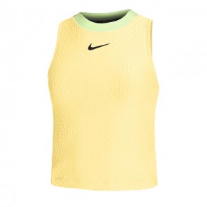 Nike A.O. 2024 Court Dri-Fit Slam Tank-Top Maieu Tenis Femei Galben, Verde deschis, Negru
