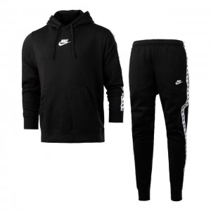 Nike Sportswear Sport Essentials Fleece Trening Barbati Negru, Alb