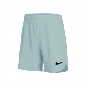 Nike N.Y. Court Dri-Fit Slam Short Tenis Barbati Albastru deschis, Negru, Gri