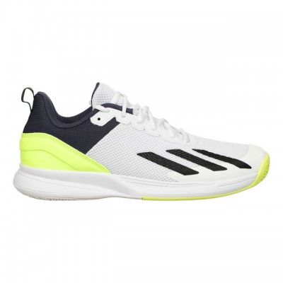 adidas Courtflash Speed All Court Incaltaminte Tenis Barbati Alb, Negru, Galben neon