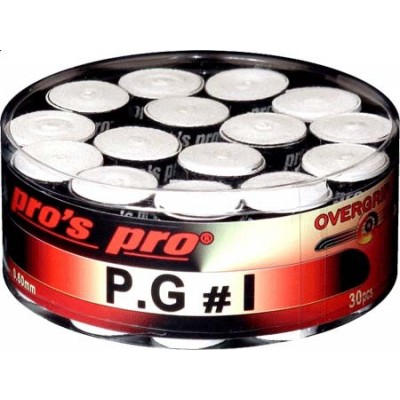 Pro's Pro P.G 1 - Overgrip Perforat Cutie 30 Buc Alb