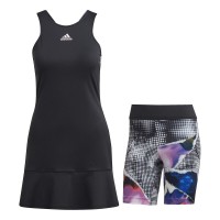 adidas US Series Y Rochie Tenis Femei Negru, Multicolor